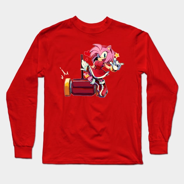 Amy! Long Sleeve T-Shirt by Sani